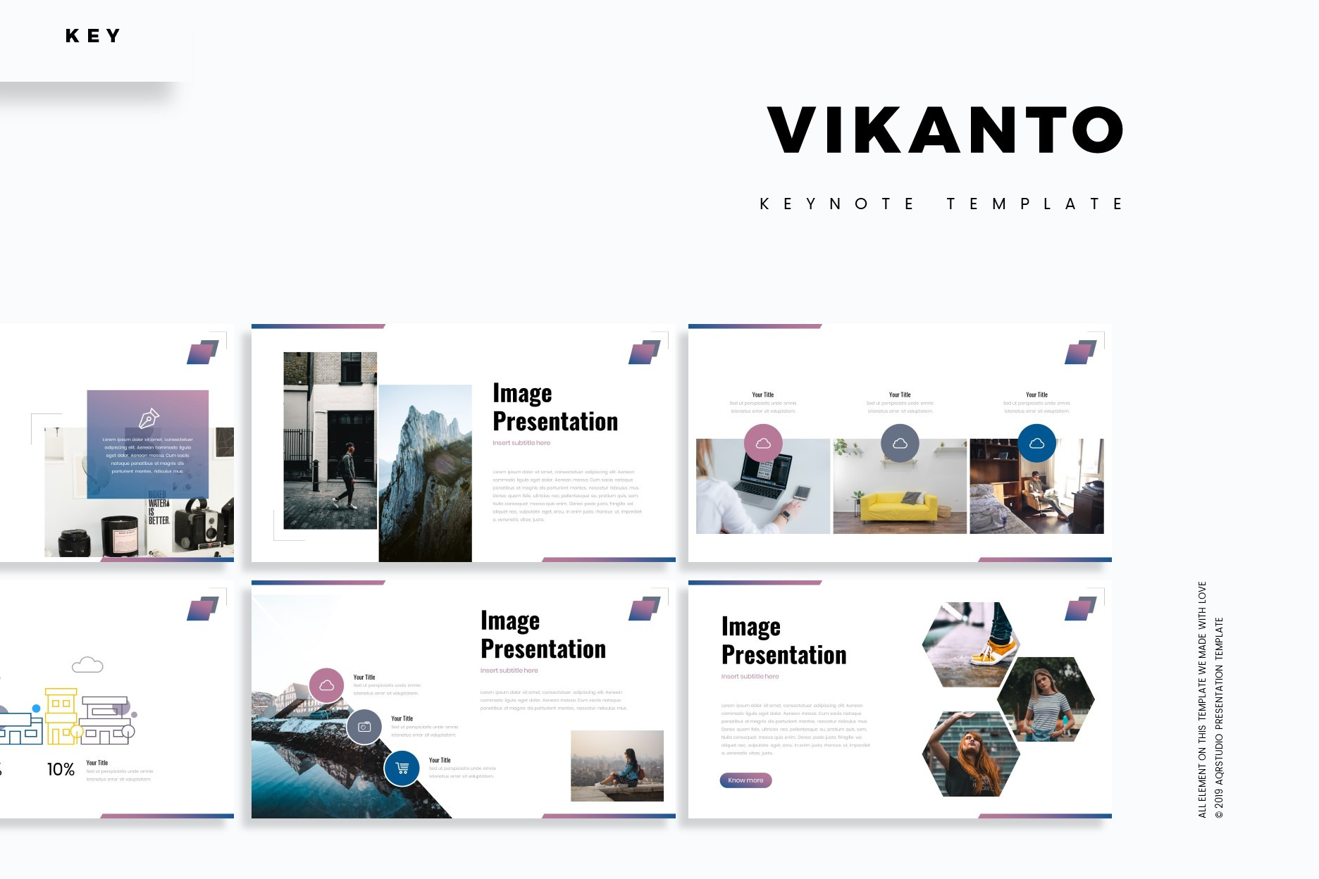 Vikanto - Keynote Template, a Presentation Template by AQR Studio