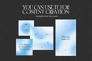 Blue Aura Gradient Backgrounds, a Texture Graphic by Studio K (Thumbnail 2 of 8)