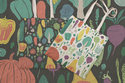 90 Linocut Vegetables Silhouettes, a Graphic by PicByKate (Thumbnail 7 of 7)