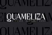 Quameliza - Font, a Sans Serif Font by artchiles_design (Thumbnail 3 of 5)