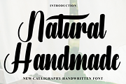 Natural Handmade, a Handwritten Font by InermediaSTUDIO (Thumbnail 1 of 8)