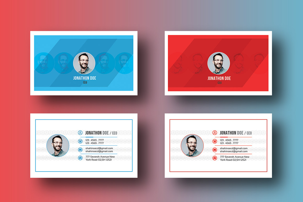 200 BUSINESS CARDS(BUNDLE) ONLY $59, a Business Card Template by DesignGhar (Photo 7 of 21)
