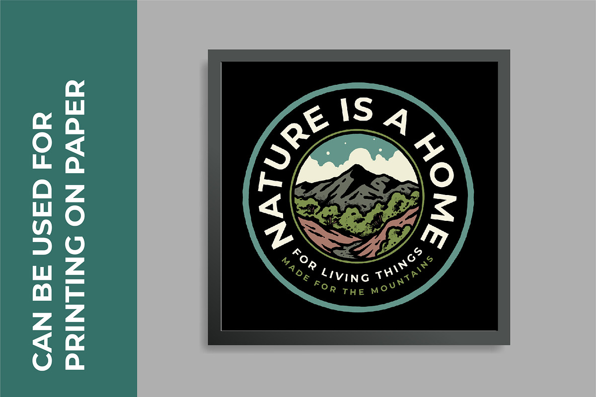 Vintage Outdoor Badge Adventure, an Object Graphic by Sandewo (Photo 5 of 6)