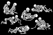 KAMASUTRA with skeletons, an Illustration by Tanya Akhmett (Thumbnail 13 of 14)