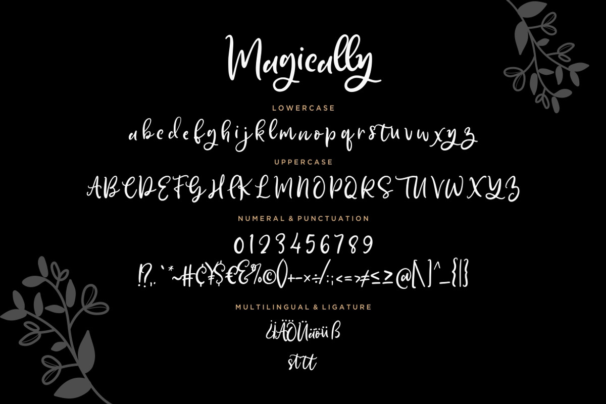 Magically Stylish Business Font preview 7