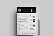 Simple Resume CV, a Stationery Template by ND Design (Thumbnail 8 of 8)