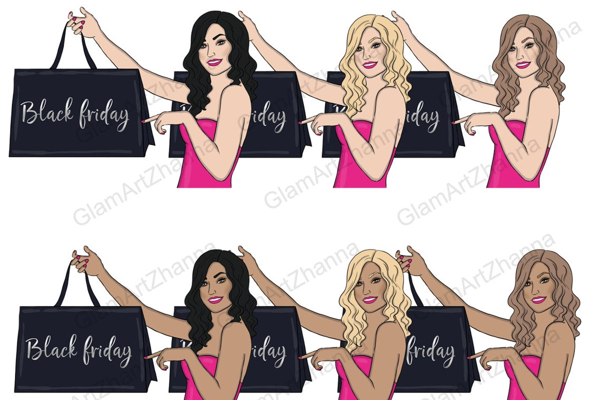 Black Friday Clipart, an Illustration by GlamArtZhanna (Photo 4 of 4)