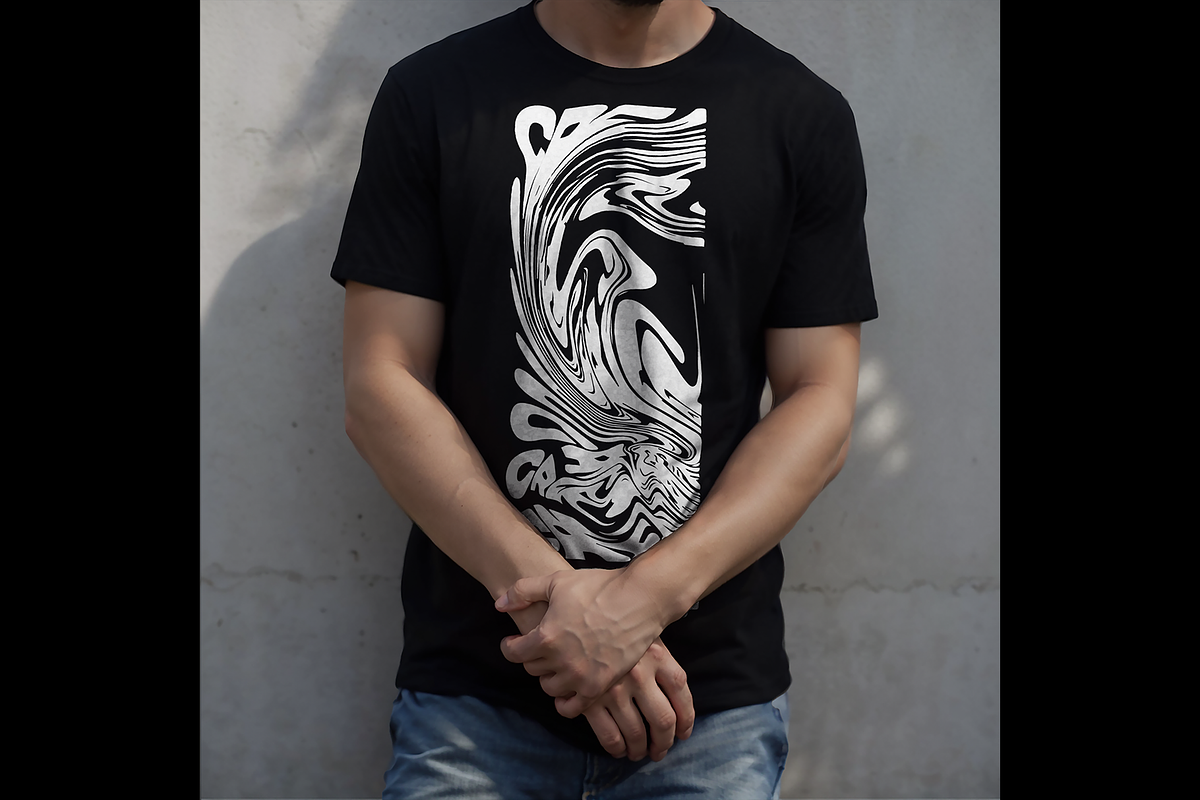 Black T-shirt Mockup Male and Female, a Shirt Mockup by AnagramDesign (Photo 5 of 18)