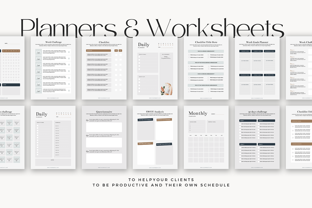 Canva Wellness Ebook WorkBook Olivia, a Magazine Template by Lovely Confetti (Photo 7 of 8)