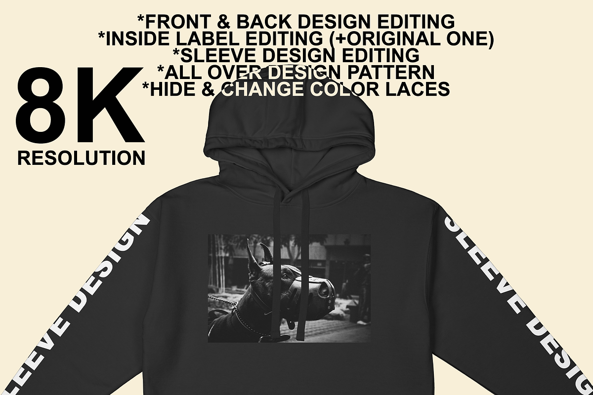 Hoodie Mockup Cotton-Heritage M2580, a Hoody Mockup by Infinity Mockups (Photo 3 of 8)