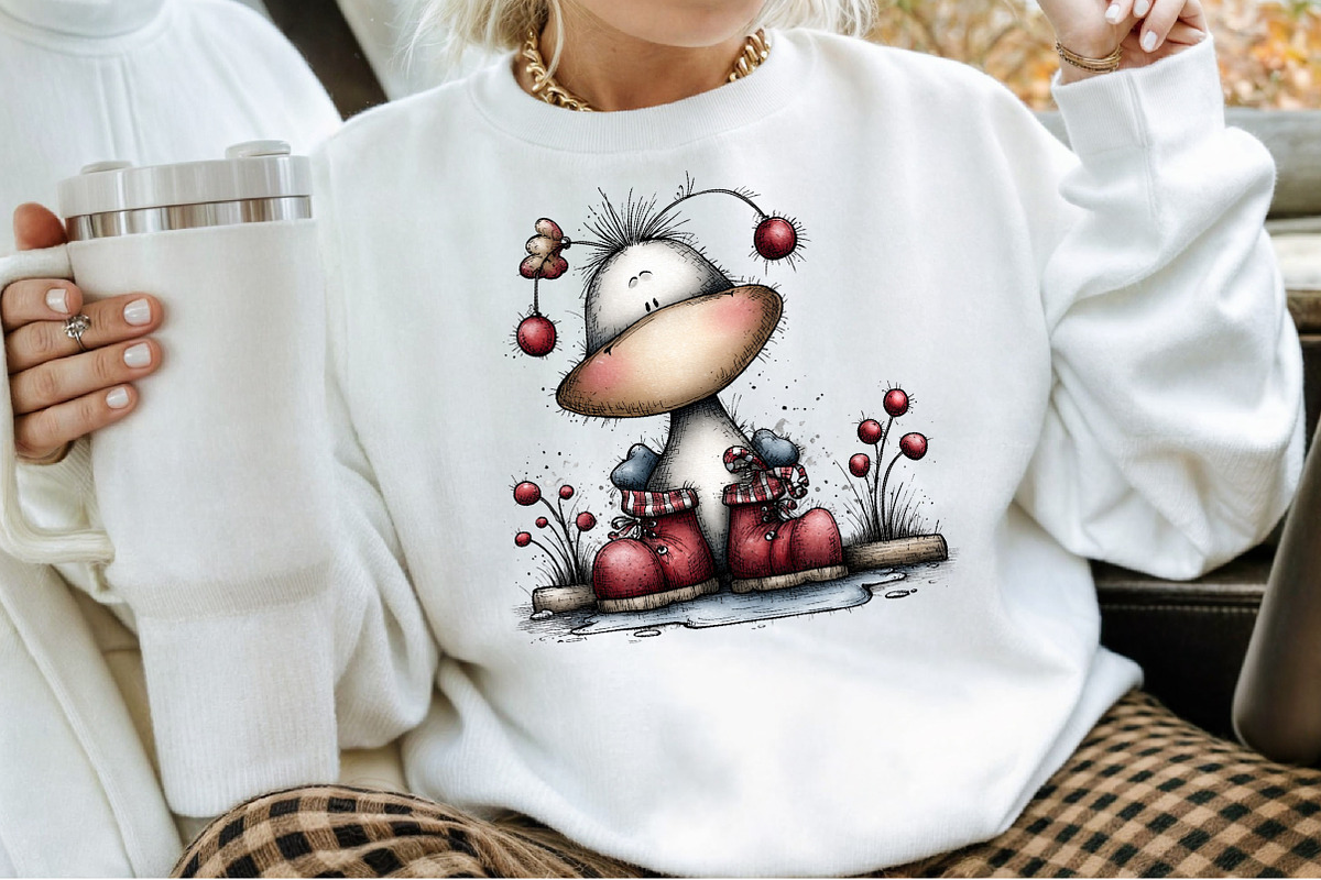 Funny Christmas Goose PNG Clipart, an Illustration by Sublimation Artist (Photo 4 of 6)