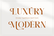 Hiroka Serif Font, a Serif Font by Idea Studio (Thumbnail 10 of 10)