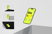 Stylish iPhone Mockup, an iPhone Mockup by Momogi (Thumbnail 1 of 6)