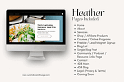 Heather Showit Template | Wellness, a Websites & App Template by Curated Coastal Lounge (Thumbnail 3 of 8)