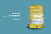 Mockup Plastic Sunflower Oil Bottles, a Packaging Mockup by Grow Design Craft Studio (Thumbnail 8 of 11)