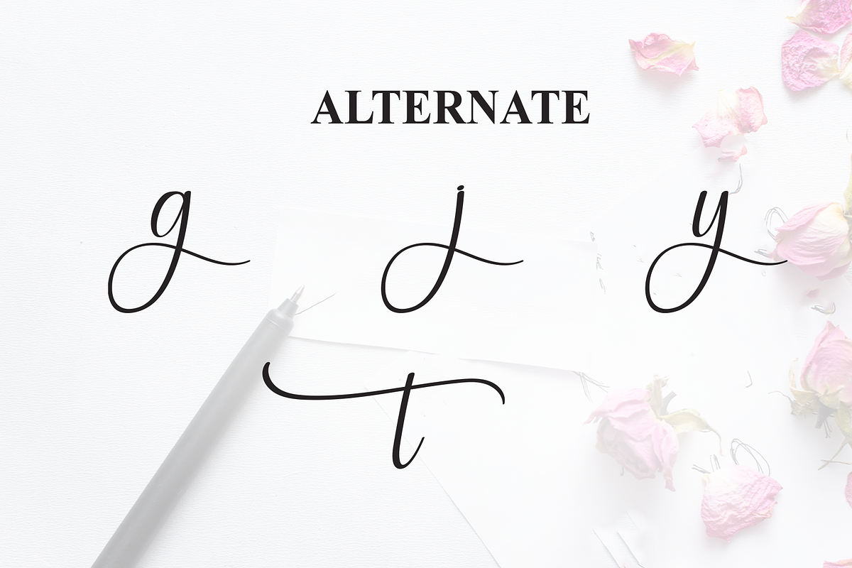 Romantic Signature | Script Font, a Handwritten Font by Scratchones (Photo 8 of 9)