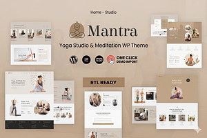 Mantra - Yoga WordPress Theme, a WordPress Template by ThemesRain