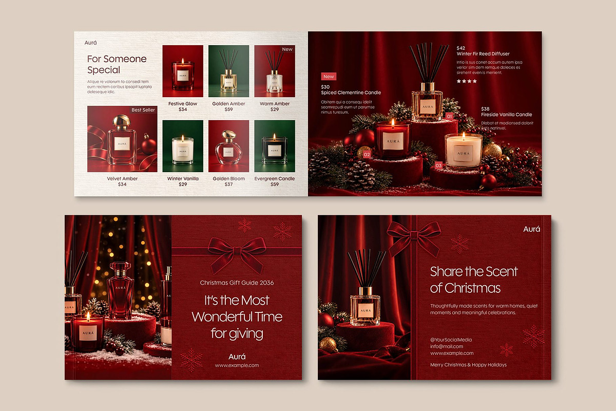 Landscape Christmas Gift Guide, a Brochure Template by BrandPacks (Photo 3 of 4)