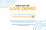 Digital Agency Template for Wix, a Landing Page Template by Parrot Designs (Thumbnail 3 of 4)