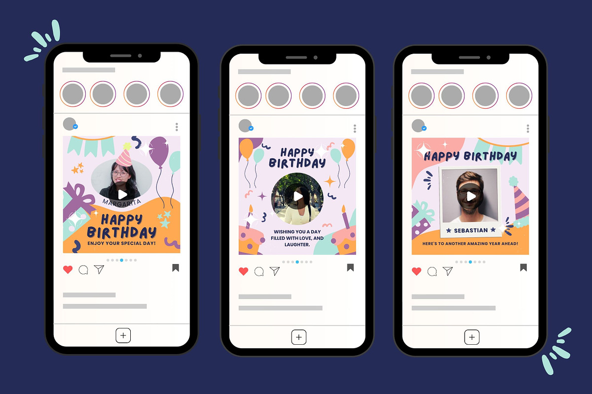 5 Birthday Animated Templates, a Templates & Theme by TemplateCastleStore (Photo 7 of 18)