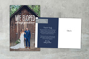 Elopement Photo Postcard E108, a Stationery Template by Studio Forty Design (Thumbnail 3 of 4)