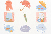 Cozy Autumn Clipart Png Rustic Fall, a Seasonal Illustration by SugarCloudStudioArt (Thumbnail 4 of 5)
