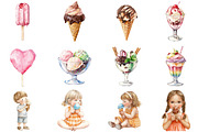 Pastel Retro Summer Collection, an Illustration by CitraGraphics (Thumbnail 3 of 5)