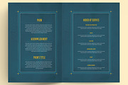 Funeral Program Layout, a Stationery Template by MightyDesign (Thumbnail 4 of 8)