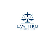 Clean Law Firm Logo, a Branding & Logo Template by HueNestify (Thumbnail 1 of 3)