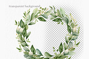 Watercolor greenery clipart, an Object Graphic by MyLittleMeow (Thumbnail 8 of 8)