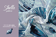 Seashells patterns collection, a Pattern Graphic by Sam2211 (Thumbnail 7 of 13)