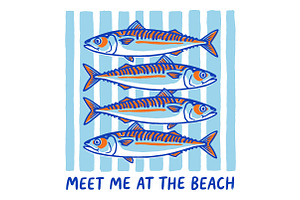 Summer Meet Me at the Beach PNG, an Illustration by Canvas Craft