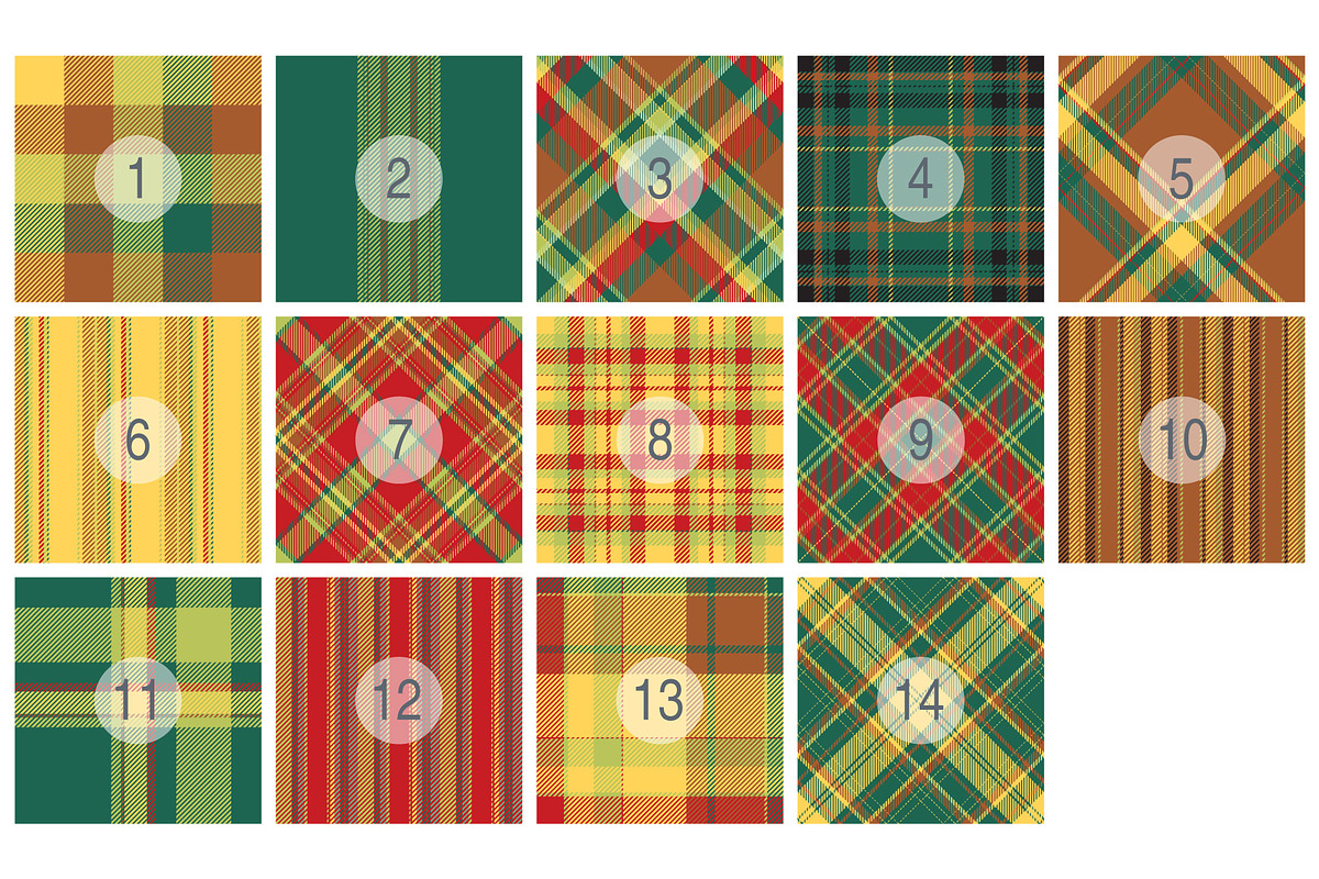 #31 Autumn Plaid Pattern Design, a Pattern Graphic by Plaid4You (Photo 2 of 8)