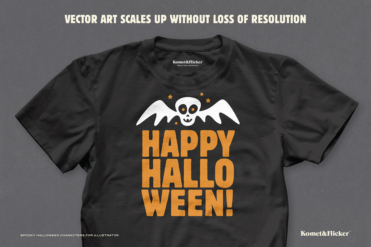 Spooky Halloween Characters, a Seasonal Illustration by Komet & Flicker (Photo 4 of 6)