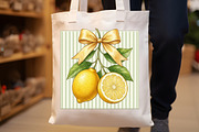 Lemon Coquette Bow Summer PNG, a Work Illustration by Sublimation Artist (Thumbnail 8 of 9)