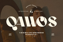 Qawos Elegant Serif Font Typeface