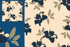 20EPS/jpg Seamless Floral Pattern