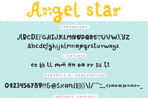 Angel Star - Decorative Typeface