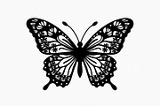 Flying Butterfly Vector Silhouette, an Illustration by Amazin_art (Thumbnail 8 of 21)