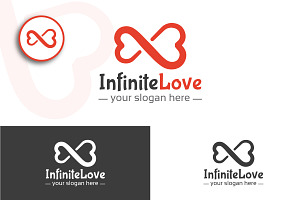 Infinite Love Logo - Two Hearts Logo