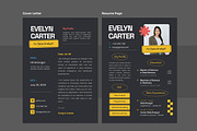 Modern Resume Layout for Startup Job, a Resume Template by twinstd (Thumbnail 2 of 2)