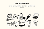 +109 Baking Set Illustration, a Food Illustration by The Journey Atelier (Thumbnail 5 of 5)