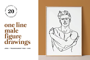 Abstract Male Figure Line Art, a Person Illustration by Rough Edges Supply Co. (Thumbnail 1 of 8)