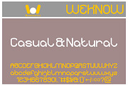 Extra Miles font, a Font by weknow (Thumbnail 5 of 8)