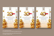 Anniversary Gold Logo, Greeting Card, a Graphic by OtpirusGraphic (Thumbnail 4 of 7)