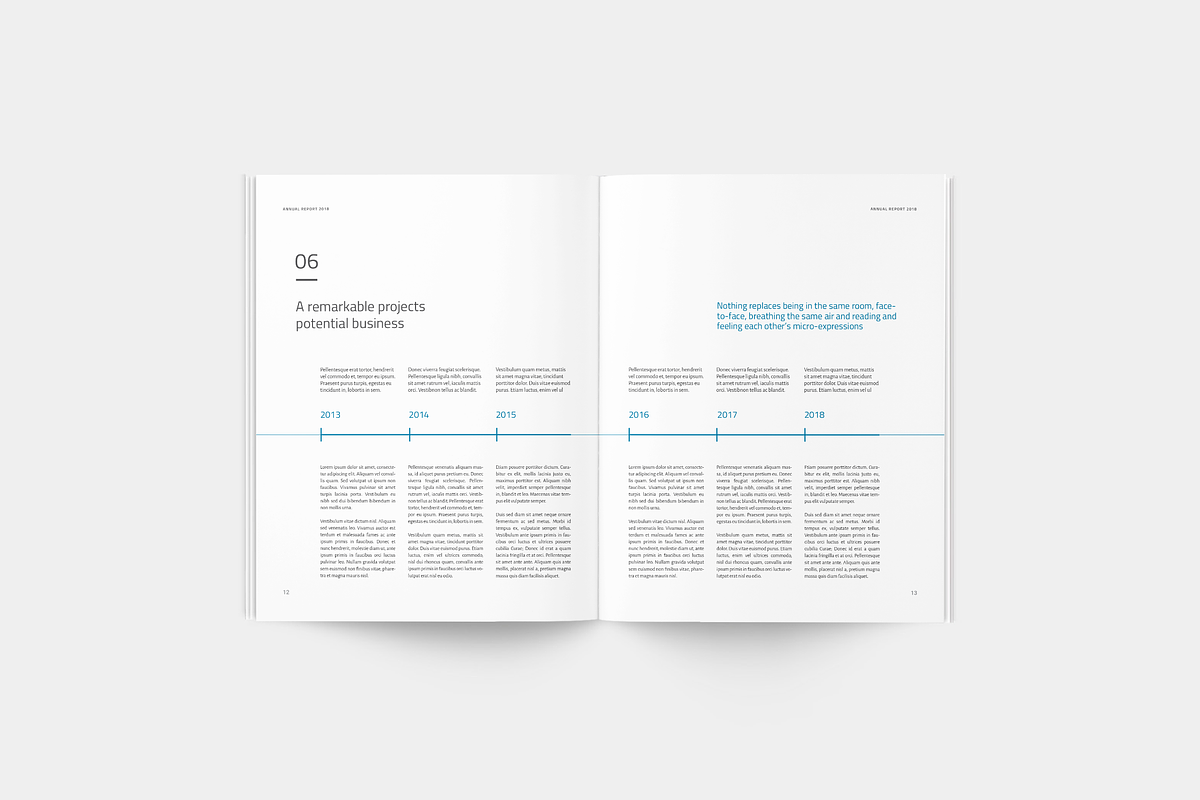 Annual Report, a Brochure Template by silukEight (Photo 7 of 12)