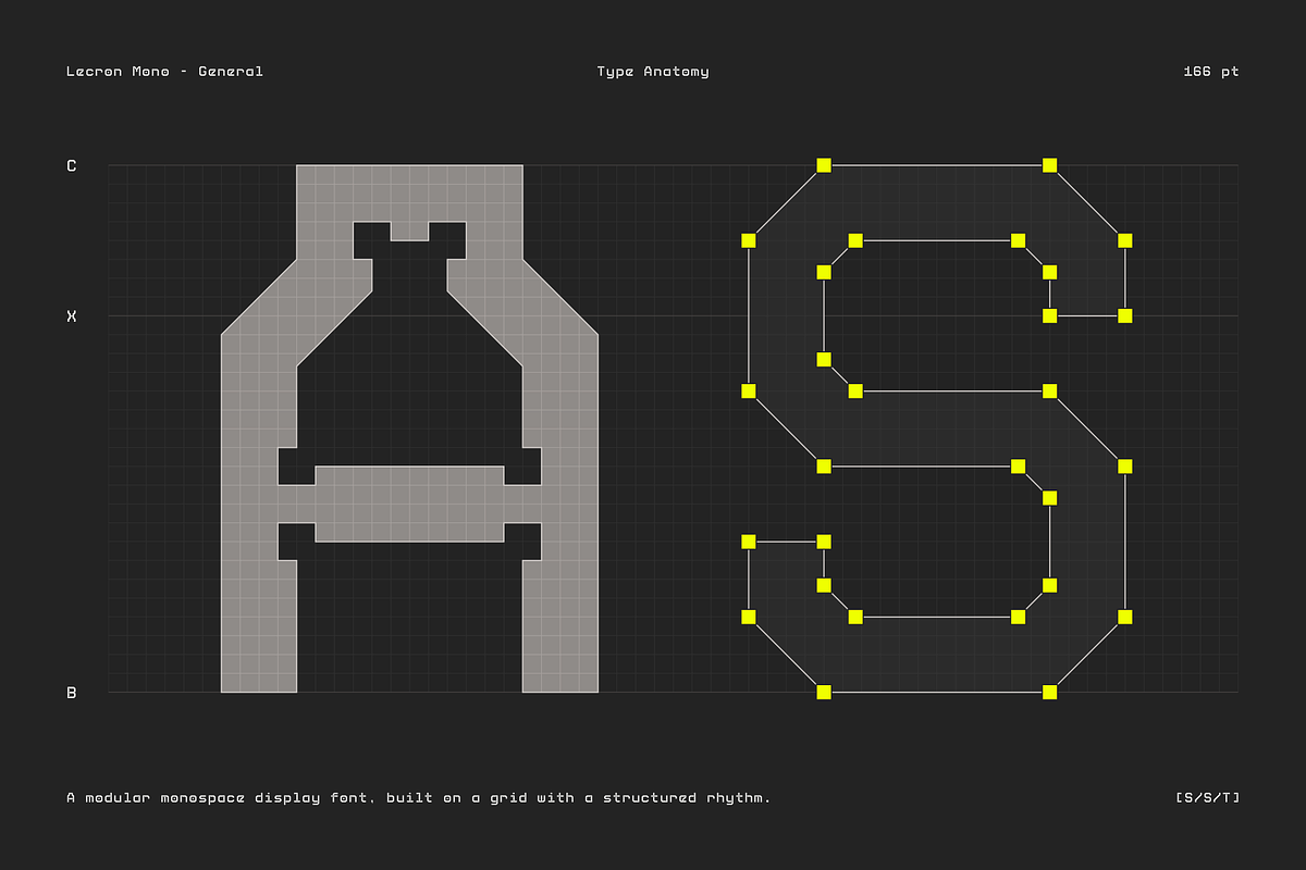 Lecron Mono, a Sans Serif Font by Sunny Side Type (Photo 3 of 13)