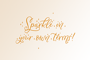 Beaufille Sparkly, a Script Font by KLUGE+CO (Thumbnail 6 of 10)