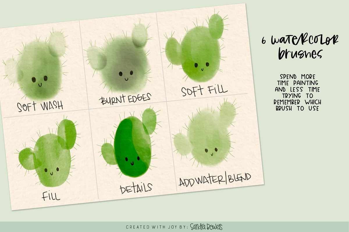 SB's Super Simple Watercolor Set, a Brush Add-On by Sandra Mejia (Photo 3 of 19)