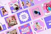 Retro Instagram Post Templates Canva, a Social Media Template by Boltik Studio (Thumbnail 10 of 10)